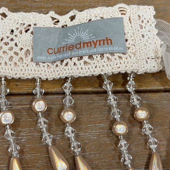 Free People x Curried Myrrh Mavis Soft Beaded Headband - Rare - Picture 12 of 12
